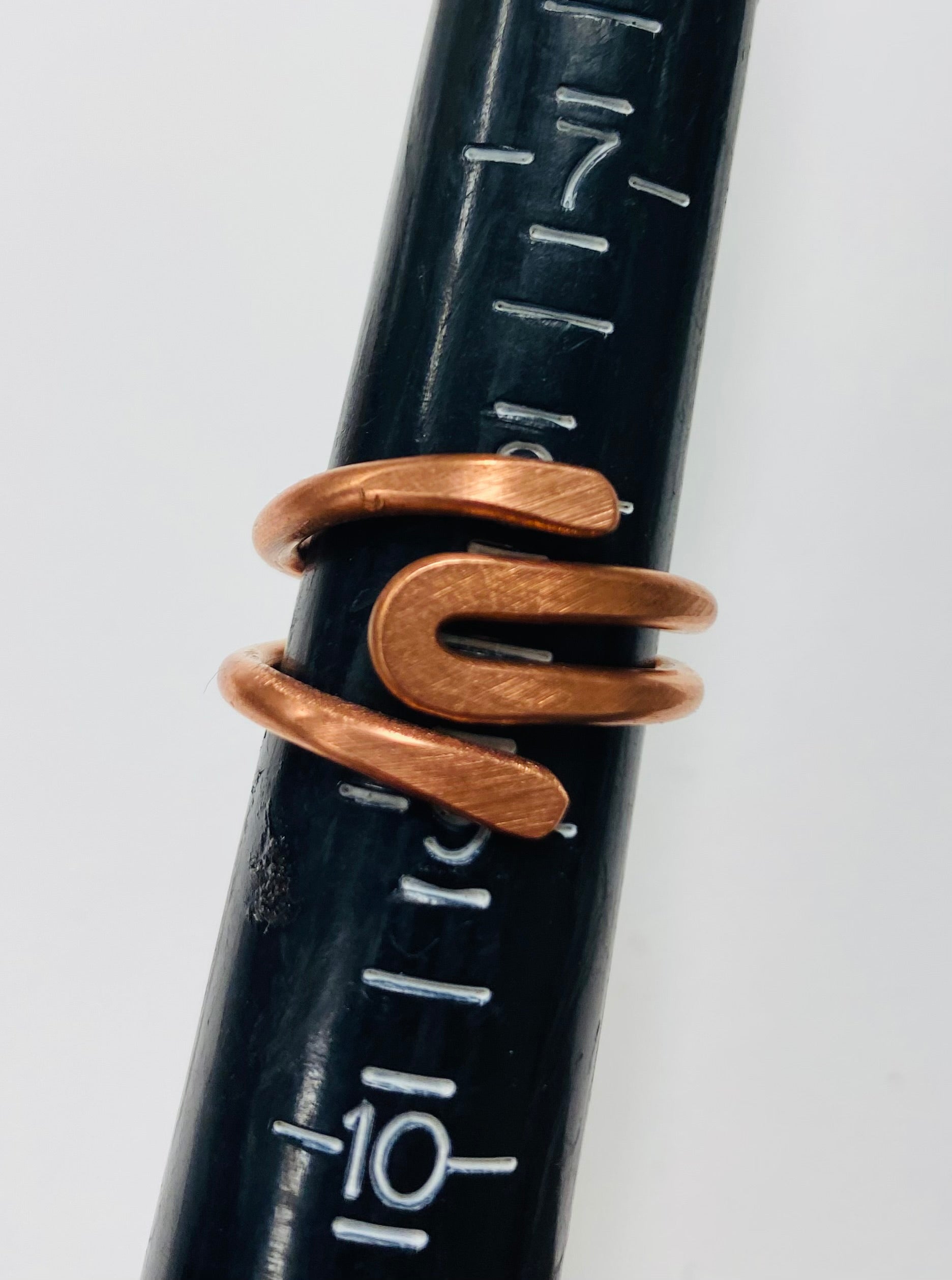 Raw copper ring