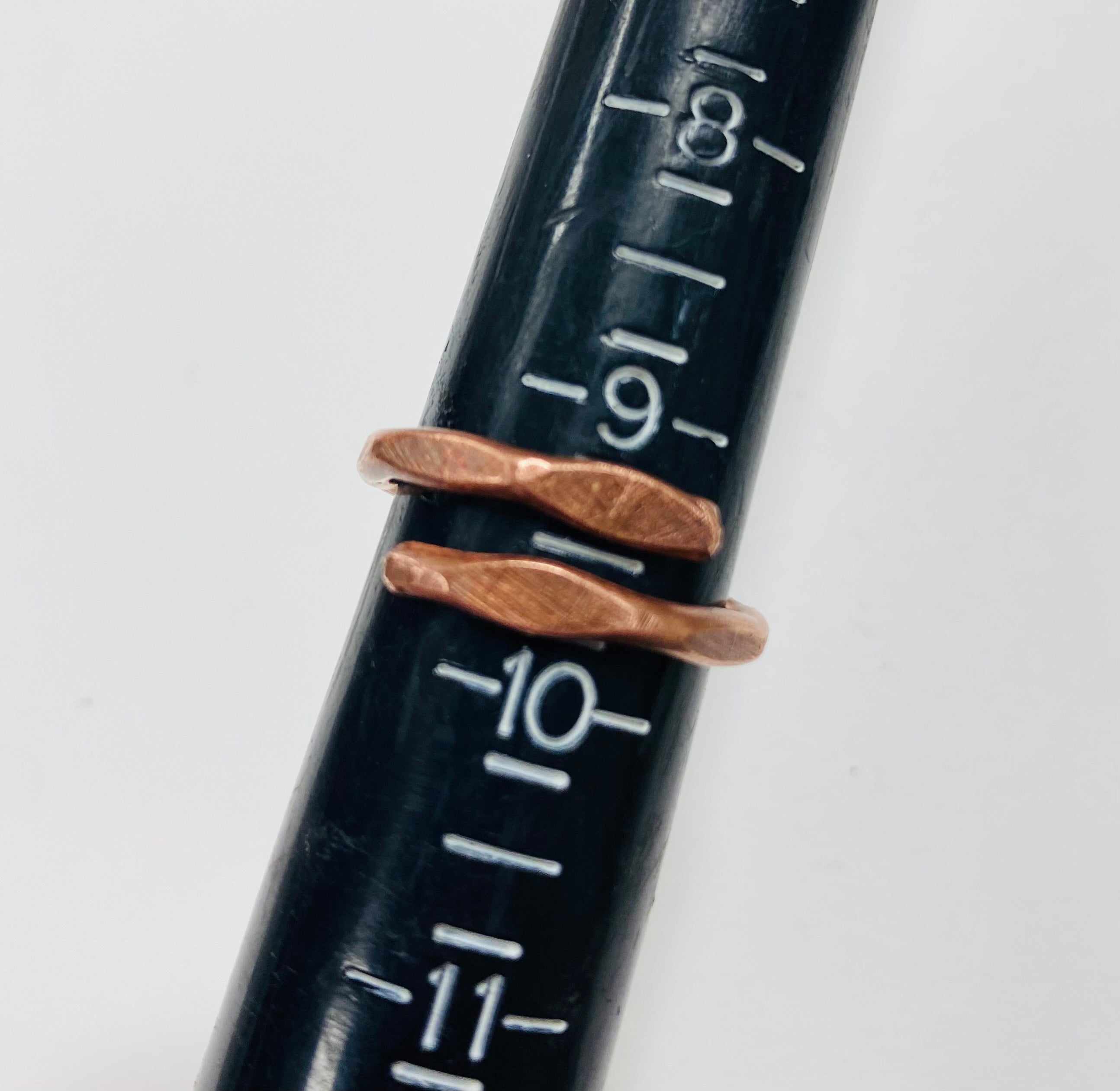 Raw copper ring