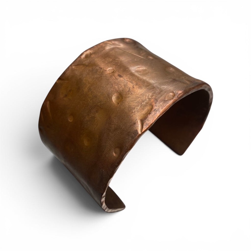 Raw copper warrior bracelet