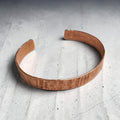 Raw copper bracelet