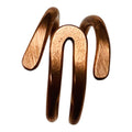 Yavaworks artisan copper ear cuff with a bold multi-pronged architectural design and warm metallic finish.